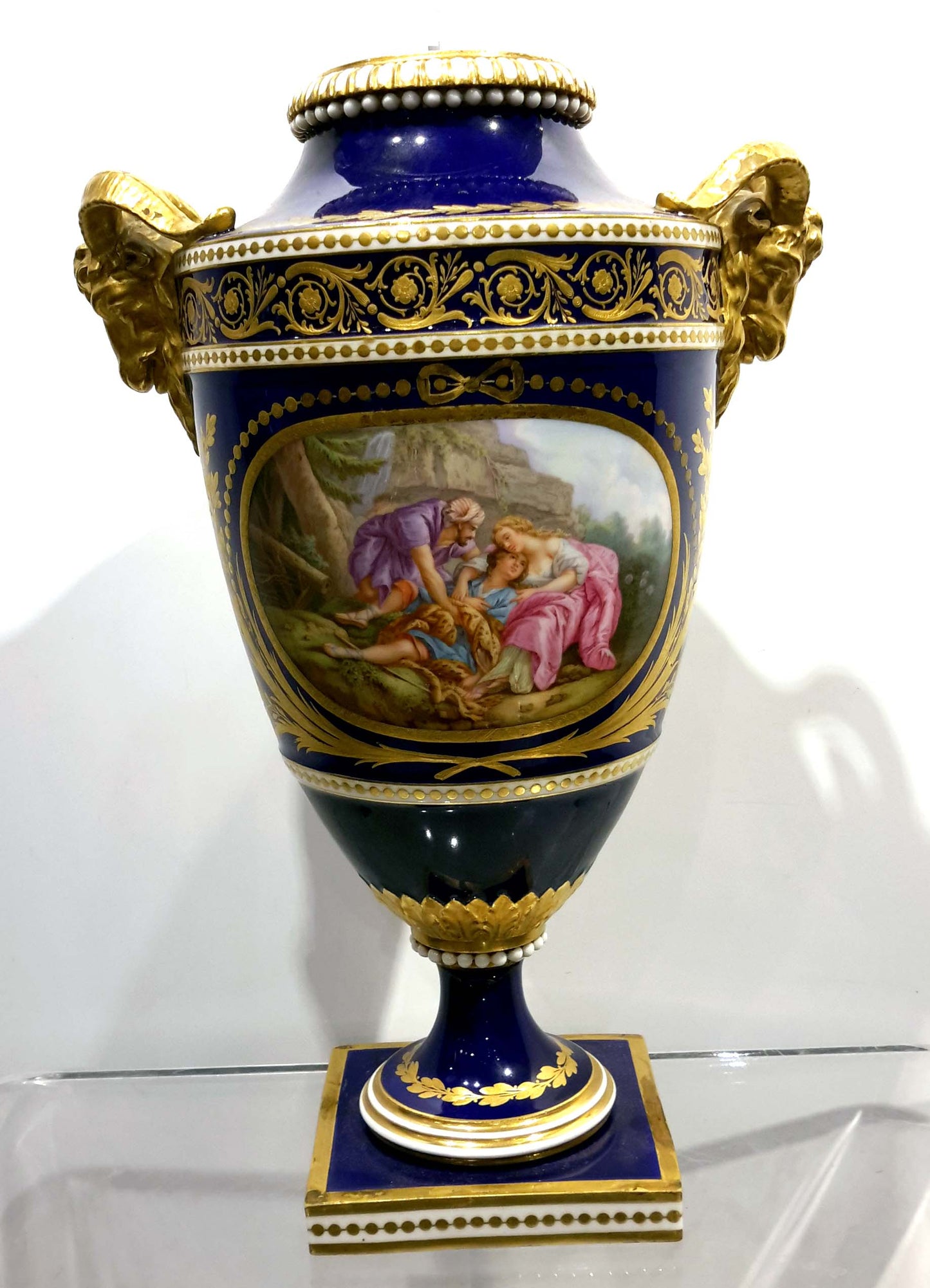 Minton Porcelain Vase Mid 19C.