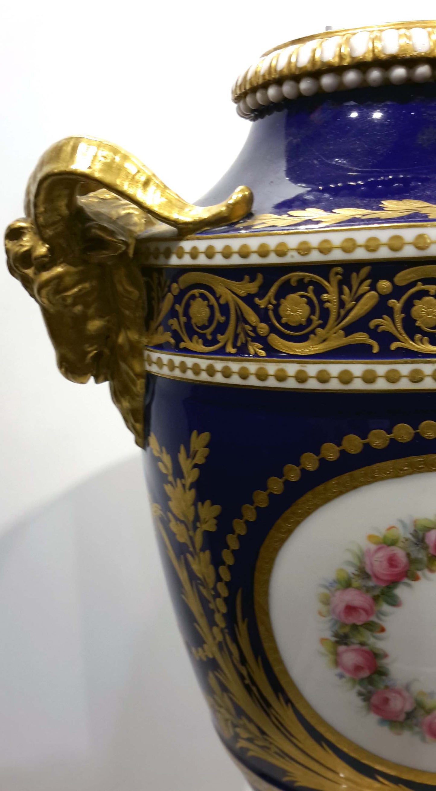 Minton Porcelain Vase Mid 19C.