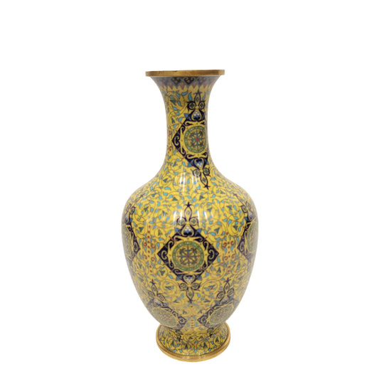 Chinese Cloisenne Vase for Persian Market