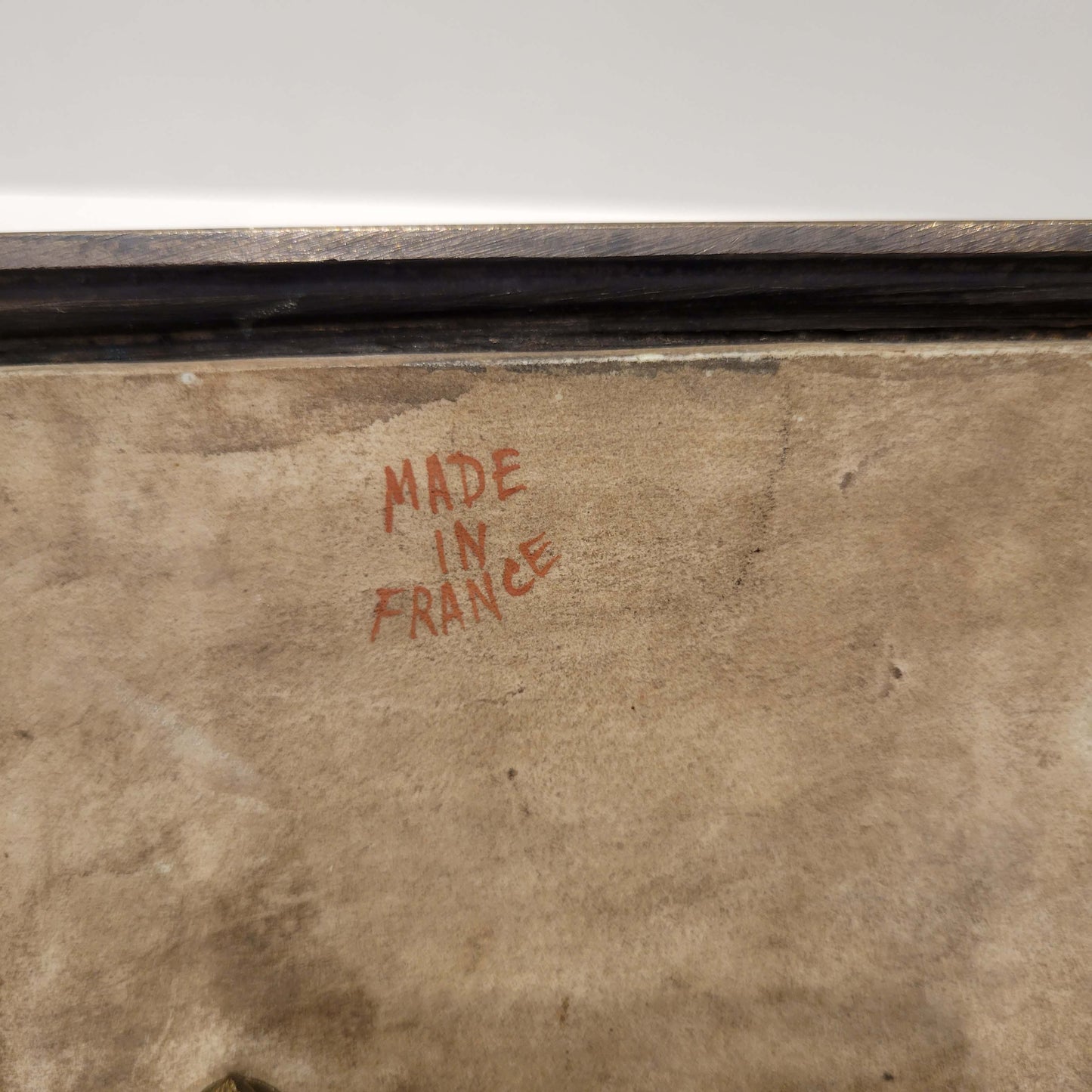 Wonderful Islamic Style French Ceramic and Bronze Inkwell.