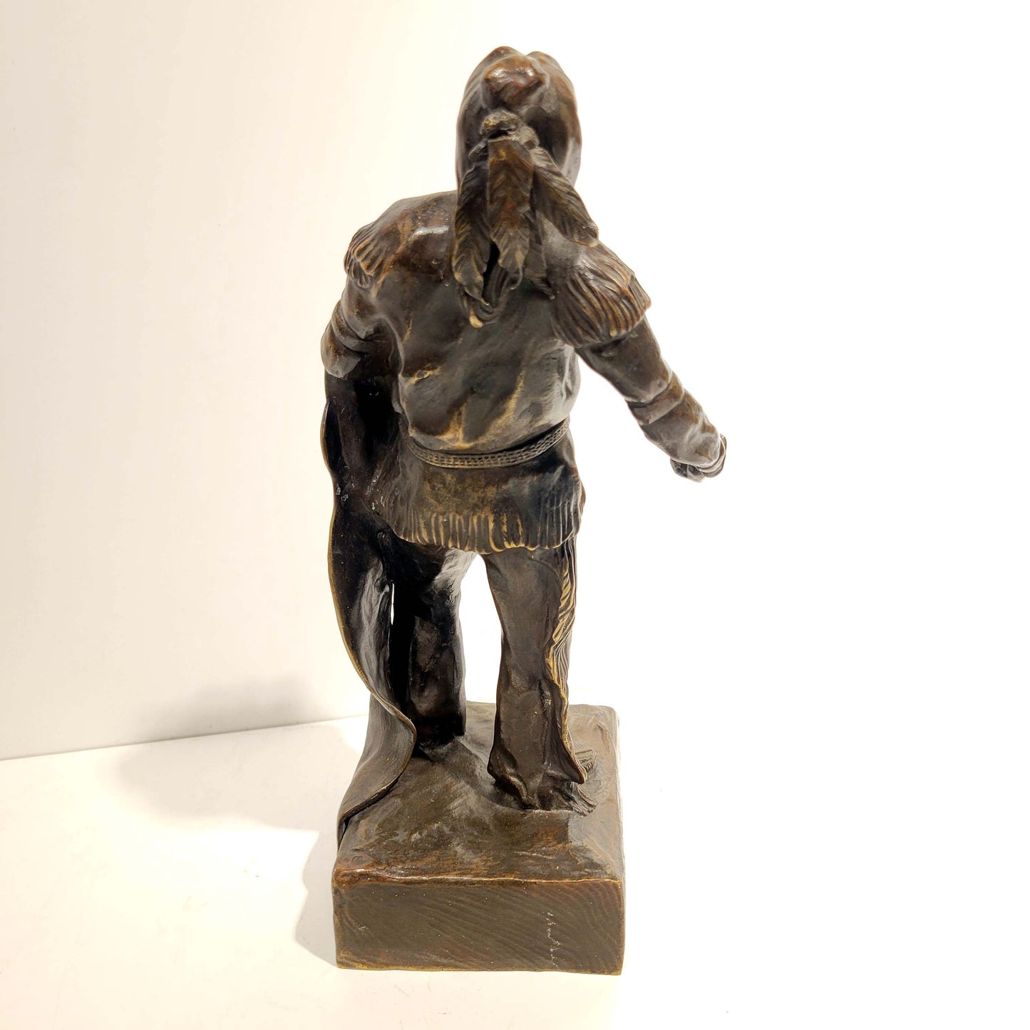 Bronze Figure of a Native American Chief